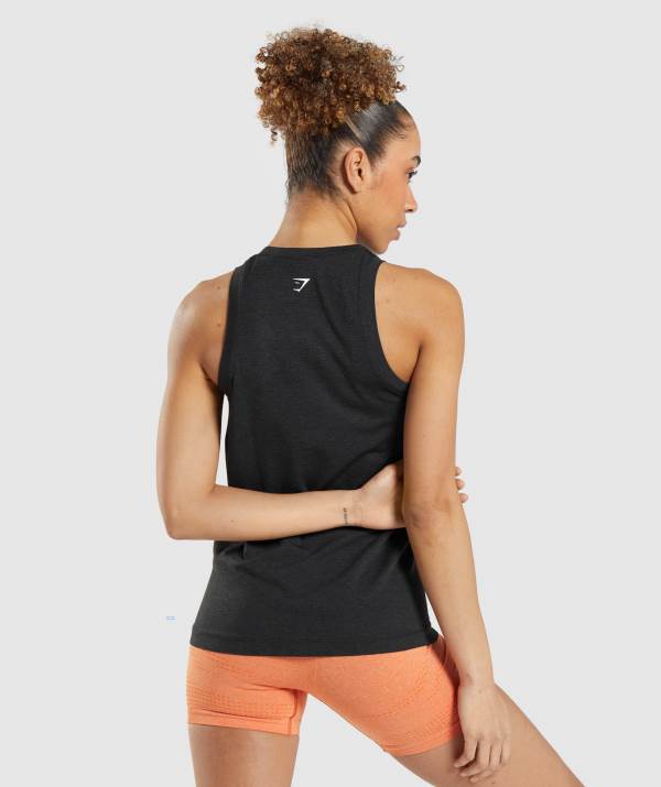 Damske Tielko Gymshark Vital Seamless 2.0 Light Čierne | AI4978261